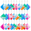 Squishy 30 piezas descomprime Mini Push pop Bubble Fidget To