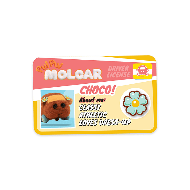 Squishy Entertainment Pui Pui Molcar Choco de 11 pulgadas, j