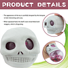 Squishy Juguete para apretar de calavera para Halloween, jug