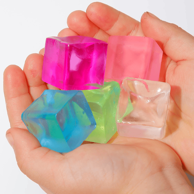 Squishy Ice Cube Sensory Toys 24 piezas Squishy Fidget Stres