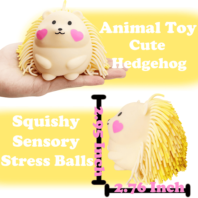 Squishy Bolas de estrés de juguete de erizo para niños jugue