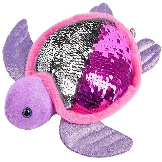 Squishy Juguete de peluche de tortuga marina con lentejuelas