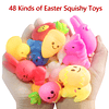 Squishy 48 piezas de juguetes blandos Mochi de Pascua, mini