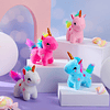 Squishy 24 Piezas Mini Unicornio de Felpa Animales de Peluch