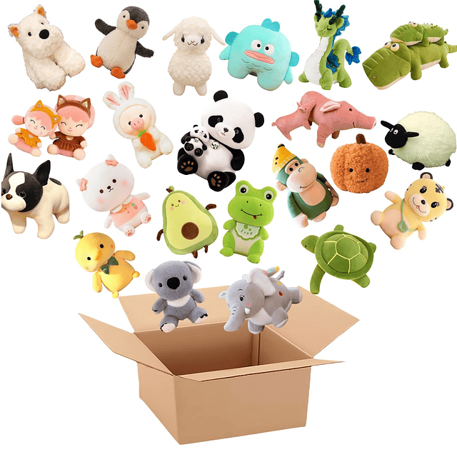 Squishy Caja misteriosa de peluche de 8 pulgadas, paquete de