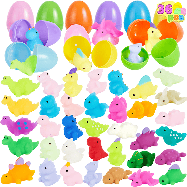 Squishy 36 huevos de Pascua precargados con juguetes blandos