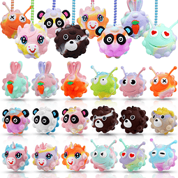 Squishy Paquete de 18 bolas pop de animales para fiestas par