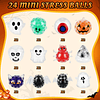 Squishy 24 bolas de estrés para Halloween, bolas de estrés p