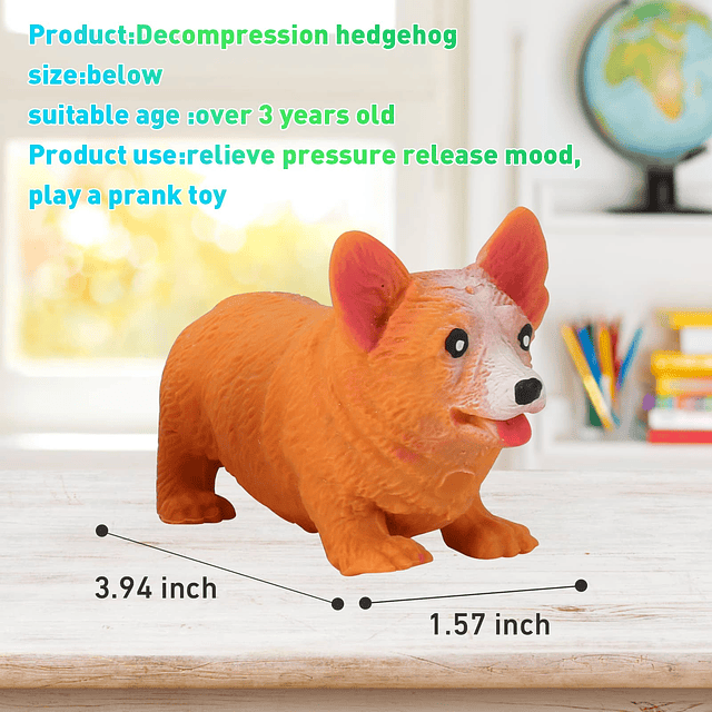 Squishy Squishies Squishy Toys Corgi Dog Stress Balls Juguet