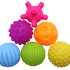 Squishy Paquete de 6 bolas sensoriales para niños, bolas de