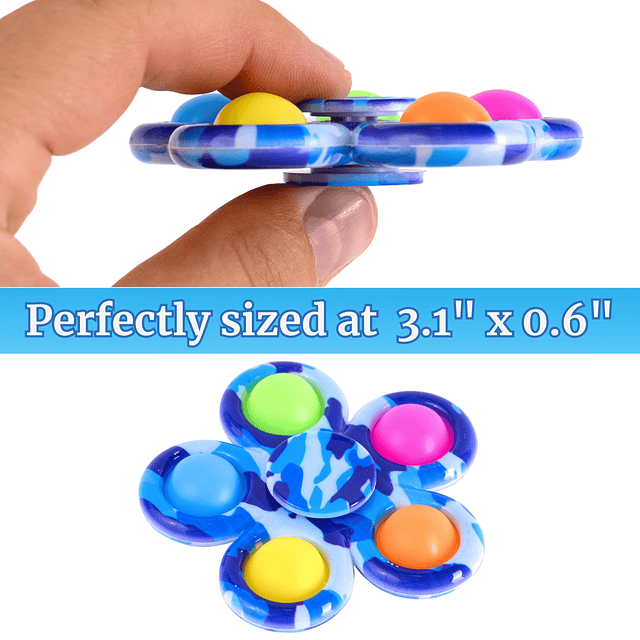 Squishy Nutty Toys Fidget Spinner, juguete sensorial para ni