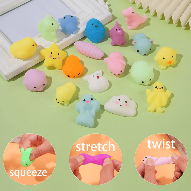 Squishy 72 piezas Mochi Squishy Toys, Kawaii Squishy Animals