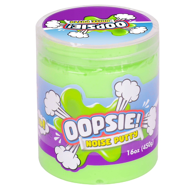 Squishy Masilla de ruido Oopsie Contenedor de 1 libra | Jugu