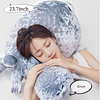 Squishy Almohada de felpa con sello grande de 23.7 pulgadas: