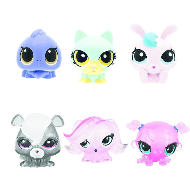 Squishy Tech 4 Kids Littlest Pet Shop Cápsula de paquete cie