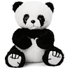 Squishy Panda peluche animal, 8.0 in, panda negro, oso panda