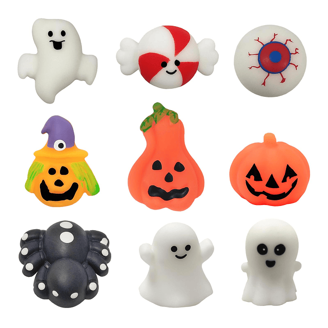 Squishy Paquete de 36 Mochi Squishy de Halloween, recuerdos