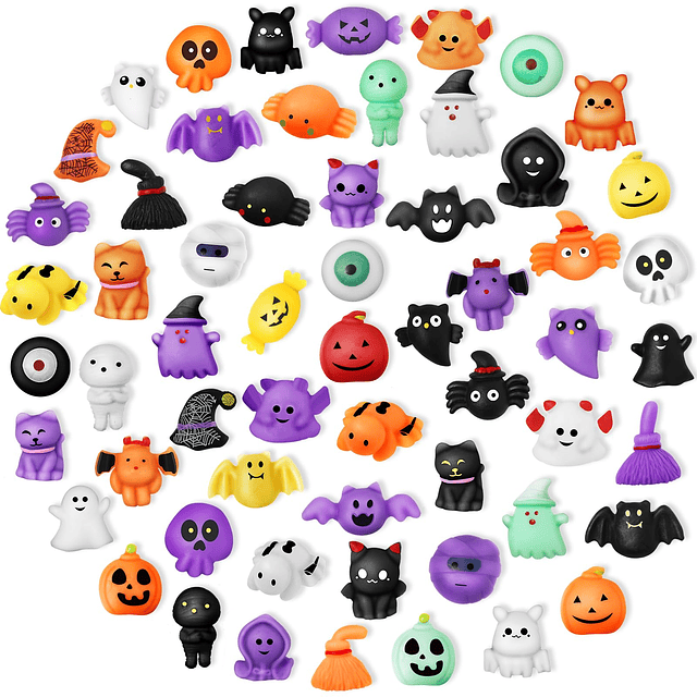 Squishy Favores de fiesta de Halloween para niños, paquete d