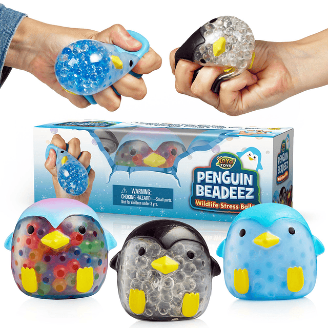 Squishy Penguin Balls Fidget Stress Ball Bolas suaves colori