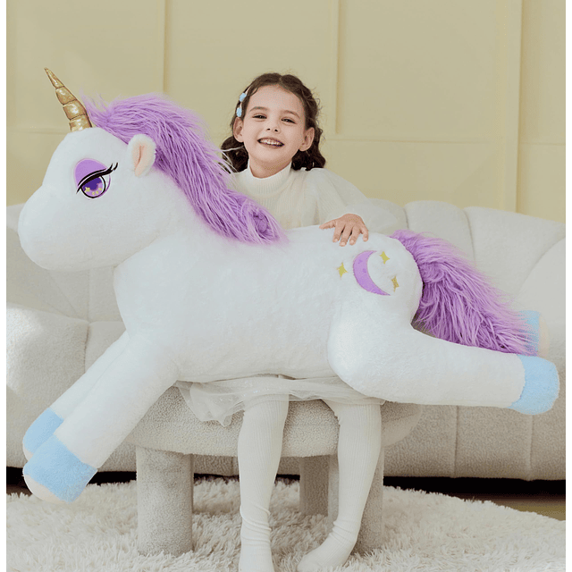 Squishy Juguete de peluche gigante de unicornio, juguetes su