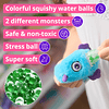 Squishy Squishy Monster Squeeze Toy Stress Ball azul y morad