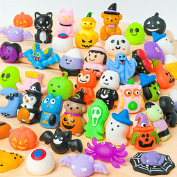 Squishy 36 piezas de juguetes blandos de Mochi de Halloween