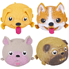 Squishy Juguetes para apretar para perros, juego de 4, lindo