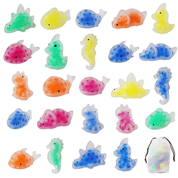 Squishy 24PCS Mini Squishy Stress Balls Fidget Toys, Dinosou