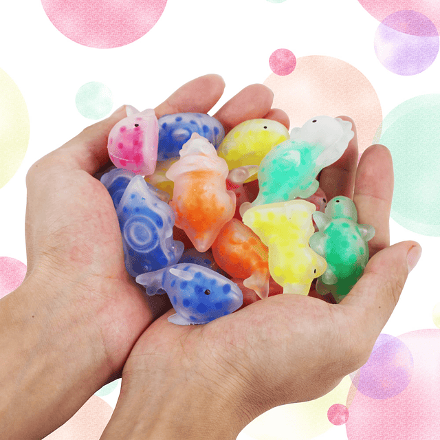 Squishy 24PCS Mini Squishy Stress Balls Fidget Toys, Dinosou