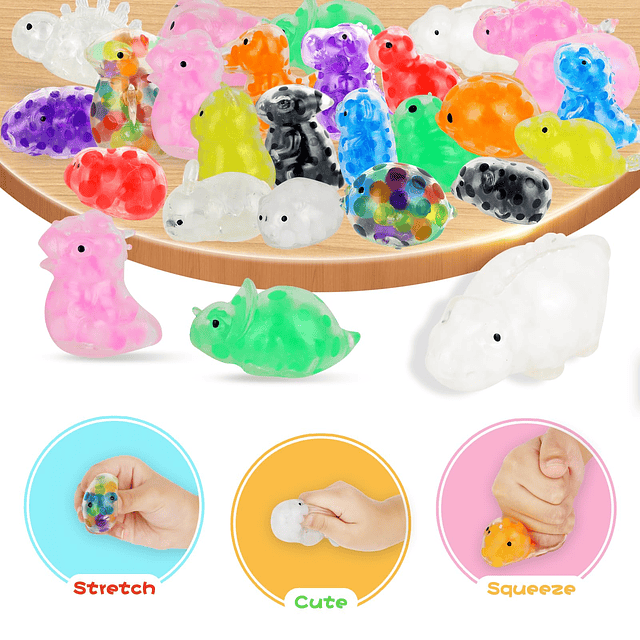 Squishy 48PACK Squishies Mochi Squishy, ​​dinosaurios y anim