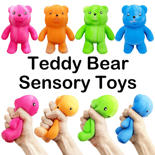 Squishy Bear Squeeze Toys Bolas de estrés para adultos 1 uni