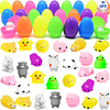 Squishy 24 huevos de Pascua rellenos de Mochi Squishy, ​​ani