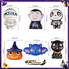 Squishy 6 paquetes de juguetes blandos de Halloween de creci