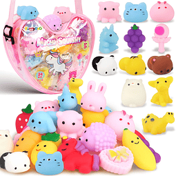 Squishy Squishies Mochi Squishy Toy 24 piezas Kawaii Party F