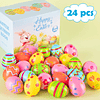 Squishy 24 piezas de juguetes blandos para huevos de Pascua,