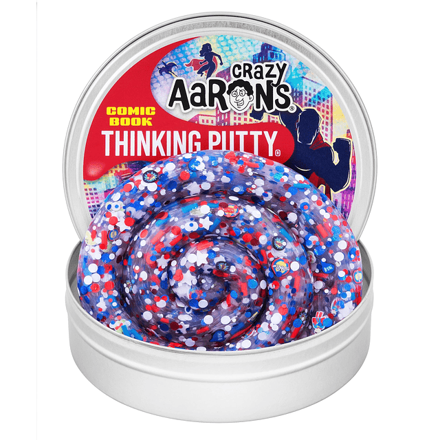 Squishy Comic Book Thinking Putty Masilla de pensamiento de