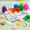 Squishy 36 huevos de Pascua precargados con juguetes Mochi S