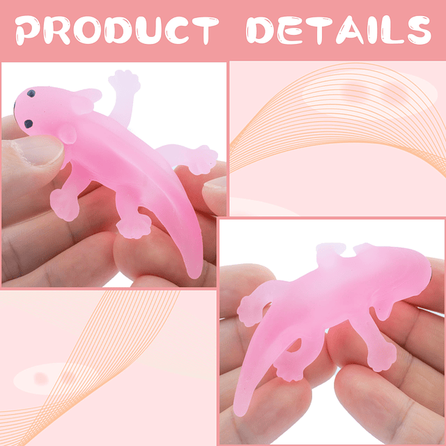 Squishy Axolotl Squisheez Bolas blandas para aliviar el estr