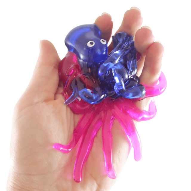 Squishy 2 Octopus Ultra Sticky Toy Juguete novedoso súper pe