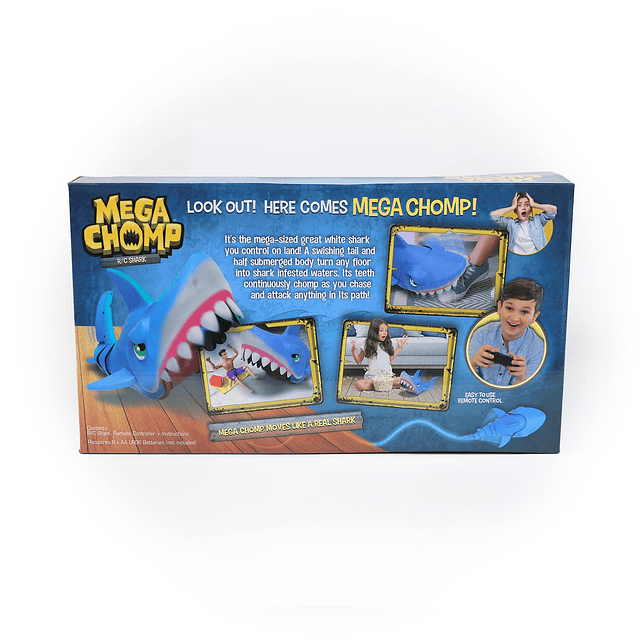 Squishy Mega Chomp Shark Toys con control remoto para niños