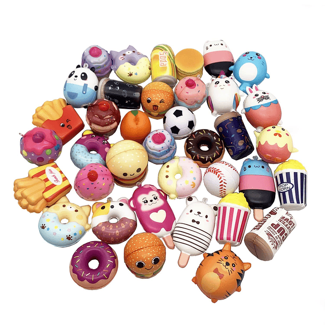 Squishy Paquete de 30 juegos de Squishies Kawaii de crecimie