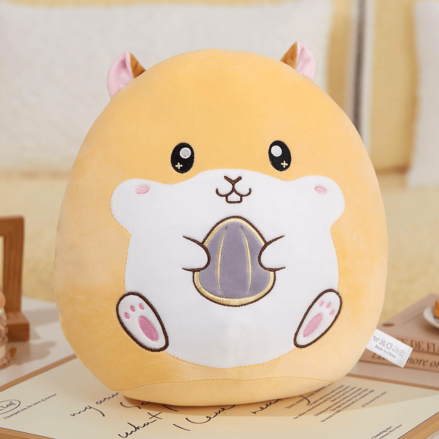 Squishy Almohada de peluche de hámster de 12.0 in, lindo jug