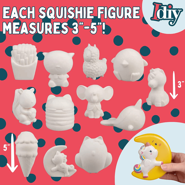 Squishy Kit de manualidades para fiestas de bricolaje Jumbo