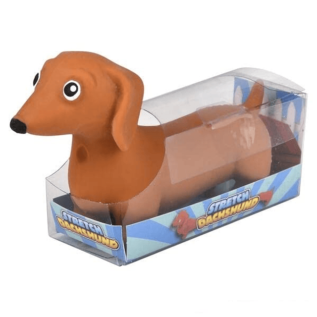 Squishy Perros Salchicha Paquete de 4 Exprimibles Estirables