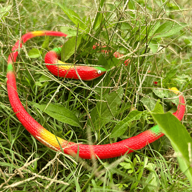 Squishy Serpiente falsa de goma, juguetes que parecen reales