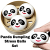 Squishy Mini Panda Dumpling Fidget Toys Bolas de estrés para