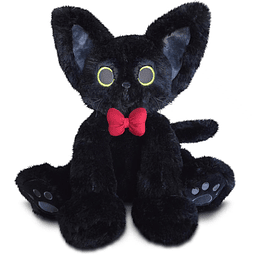 Squishy Animales de peluche de gato negro, almohadilla térmi