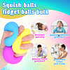 Squishy Bolas antiestrés blandas para niños y adultos: paque