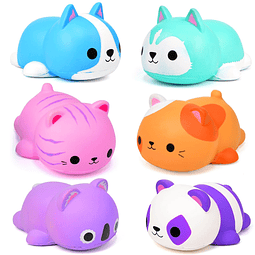 Squishy Bolas antiestrés para gatos para adultos y niños: 6