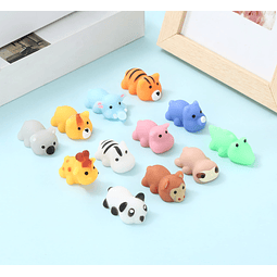 Squishy Paquete de 12 animales blandos Mochi, juguete suave